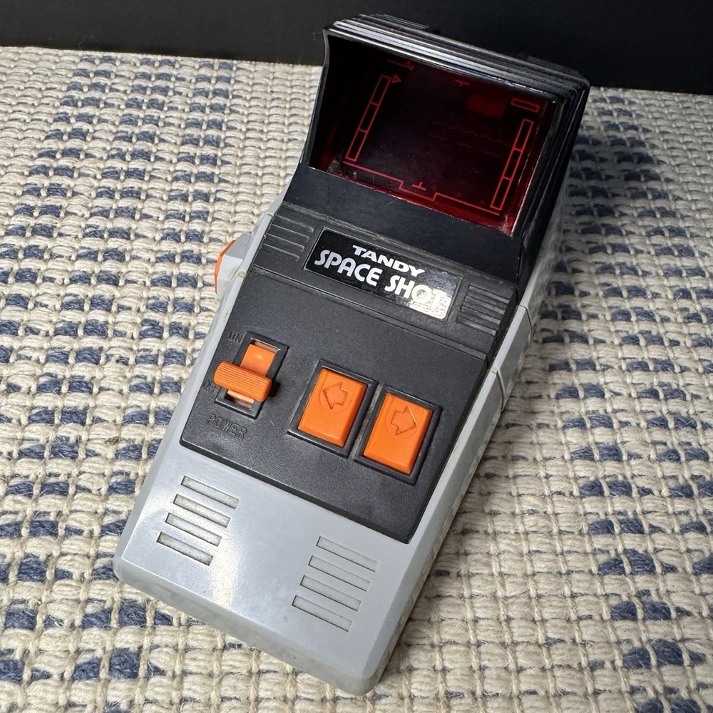 Vintage 1982 Tandy Space Shot Electronic Tabletop Arcade Game * Works *